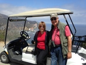 John & Nancy at Avalon, Santa Catalina Island